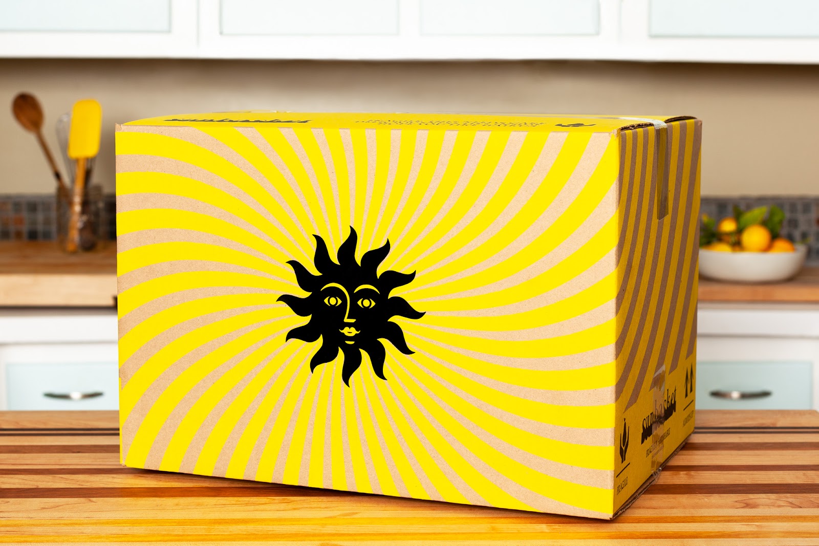 a sun basket box